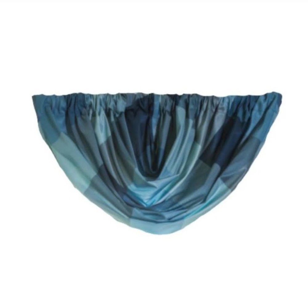 Allen + Roth Emilia Valance Curtains Blue